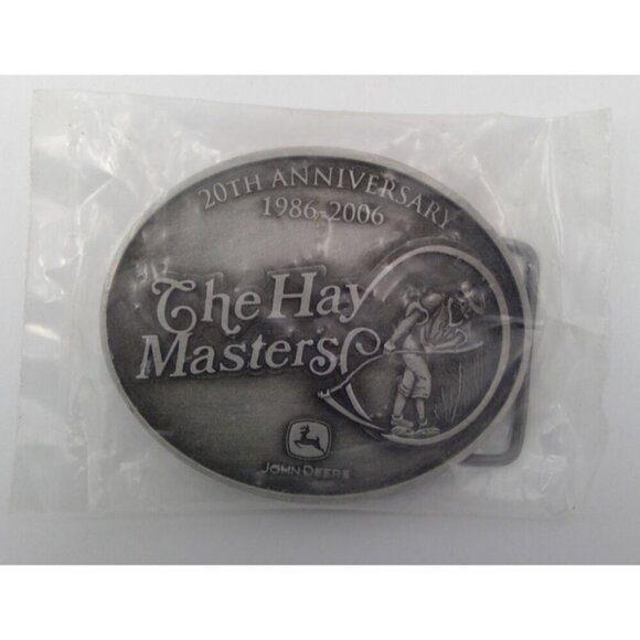 John Deere limited edition belt buckle "The Hay Master" (212 of 600) UNOPENED - Picture 1 of 2